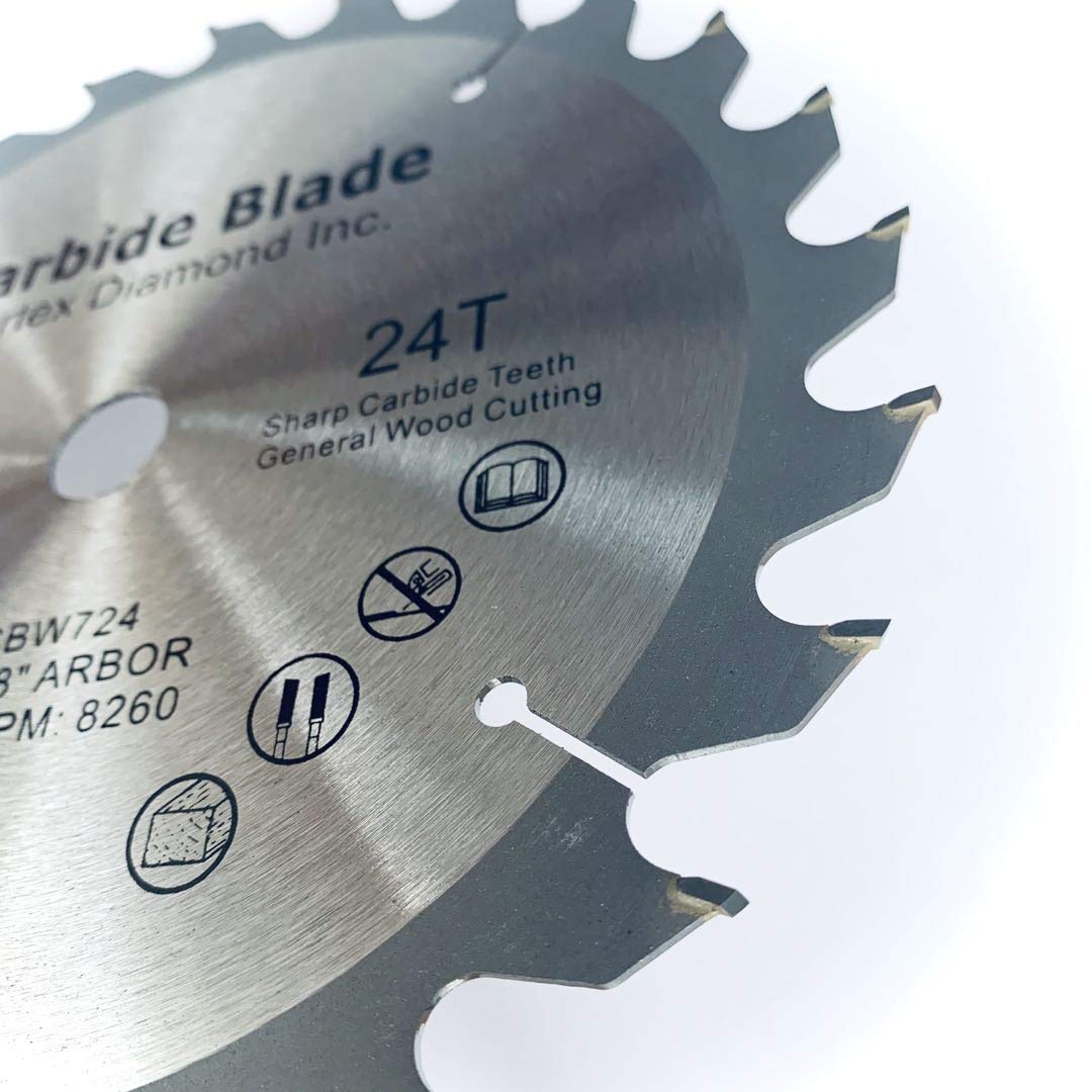 Amazon.co.jp: VORTEX DIAMOND VWB 7-1/4インチ 24歯 TCT 汎用ハード